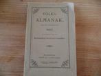 Volksalmanak 1880 Schrikkeljaar Almanak, Antiek en Kunst, Ophalen of Verzenden