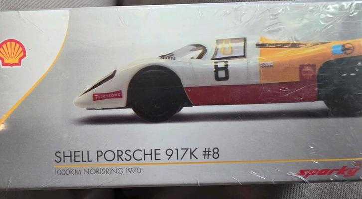 Sparky Shell Porsche 917K #8 - Nieuw in doos!, Verzamelen, Speelgoed, Nieuw, Ophalen of Verzenden