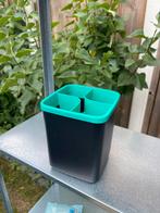 tupperware bestek organizer, keukenhelp zwart-blauw(groen), Ophalen, Nieuw, Groen, Overige typen