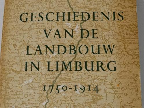 Geschiedenis van de landbouw in Limburg 1750 - 1914, Boeken, Geschiedenis | Stad en Regio, Gelezen, Verzenden