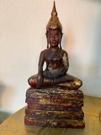 Houten Boeddha/ Buddha beeld Z.O Azië, Ophalen of Verzenden