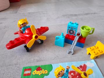 duplo vliegtuigset 2 compleet met boekje beschikbaar voor biedingen