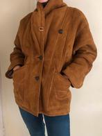 shearling sheepskin jas jacket suede leer lammycoat 42 M, Ophalen of Verzenden, Zo goed als nieuw, Maat 42/44 (L), Bruin
