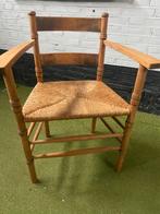 Houten storl met armleuningen, Ophalen, Gebruikt, Bruin, Hout