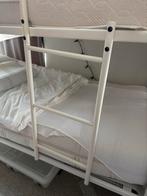 Metalen Stapelbed - Ideaal voor Kinderen!, Ophalen, Gebruikt, 90 cm, Wit