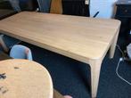 Eettafel afgeronde hoeken japandi Nieuw Eiken - 250x100cm, Ophalen, 100 tot 150 cm, Eikenhout, Vijf personen of meer