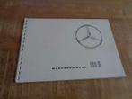 Mercedes Benz 180 D - Ponton Brochure Folder - NL - Frans, Verzenden, Gelezen, Mercedes