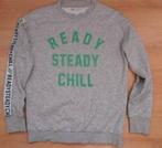 Stoere grijze sweater van de H&M maat 146/152, Kinderen en Baby's, Kinderkleding | Maat 146, Ophalen of Verzenden, Zo goed als nieuw