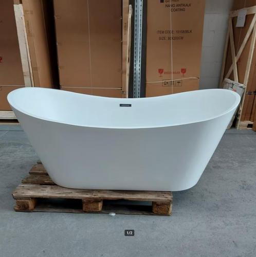 Moderne ruime ovaal vrijstaande badkuip 170x81x70cm nr157, Huis en Inrichting, Woonaccessoires | Overige, Nieuw, Ophalen of Verzenden