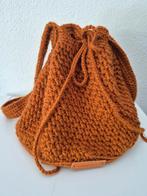 Zelfgehaakte Schoudertas/ Buideltas oker, Ophalen of Verzenden, Nieuw