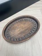 Vintage handgeweven Indonesisch dienblad, Ophalen of Verzenden, Zo goed als nieuw, Rechthoekig, Hout