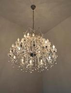 Kroonluchter, hard plastic, werkend licht, Huis en Inrichting, Lampen | Kroonluchters, Ophalen of Verzenden, Gebruikt