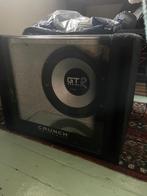 Crunch GTR Subwoofer + versterker, Auto diversen, Ophalen, Gebruikt