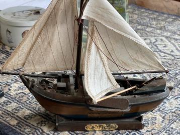 Antieke Botter Model Zeilboot - Decoratief Vintage Stuk beschikbaar voor biedingen