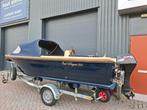 NIEUWSTAAT! Oud Huijzer 500 + Suzuki 9,9PK, Watersport en Boten, Sloepen, 10 tot 30 pk, Ophalen of Verzenden, Zo goed als nieuw