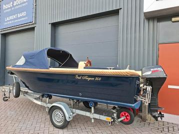 NIEUWSTAAT! Oud Huijzer 500 + Suzuki 9,9PK beschikbaar voor biedingen