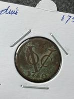 VOC Holland duit 1750, Postzegels en Munten, Munten | Nederland, Ophalen of Verzenden, Vóór koninkrijk, Overige waardes