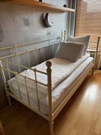 IKEA bed 1 persoons, Ophalen, 90 cm, Eenpersoons, Wit