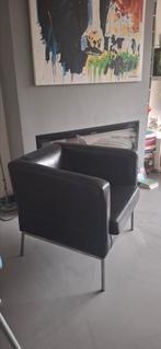 2 zwarte kamer stoelen, Huis en Inrichting, Stoelen, Ophalen, Overige materialen, Gebruikt, Twee