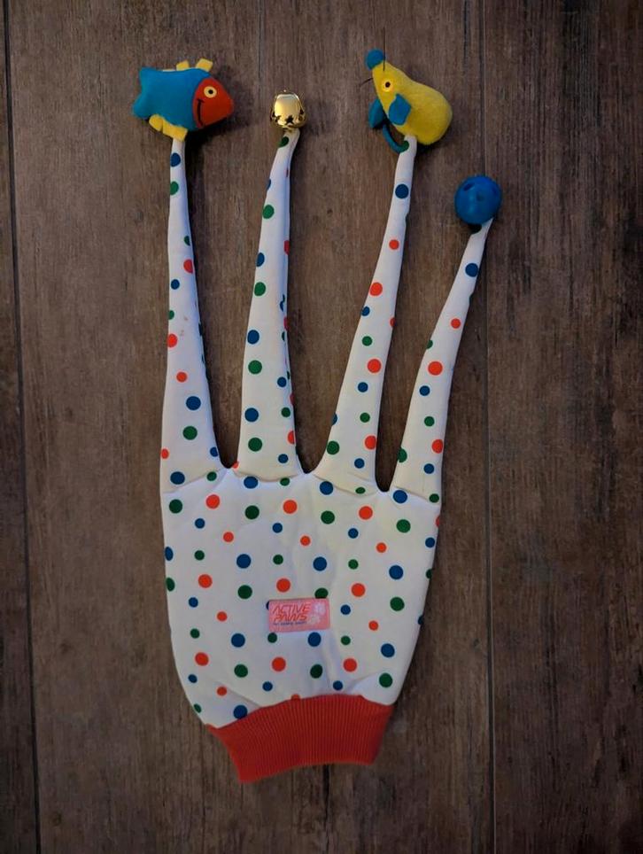 Active Paws Katten speelhandschoen met 4 speeltjes, Dieren en Toebehoren, Kattenspeelgoed, Nieuw, Speelhengel, Ophalen