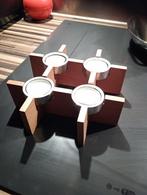 Vintage IKEA Kandelaar voor 4 Kaarsen, Ophalen of Verzenden, Gebruikt, Hout