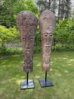 Prachtige maskers voor binnen of buiten uit Timor!, Antiek en Kunst, Kunst | Beelden en Houtsnijwerken, Ophalen