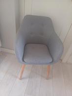 Leuke grijze fauteuil, Hout, Ophalen of Verzenden, Zo goed als nieuw, Eén