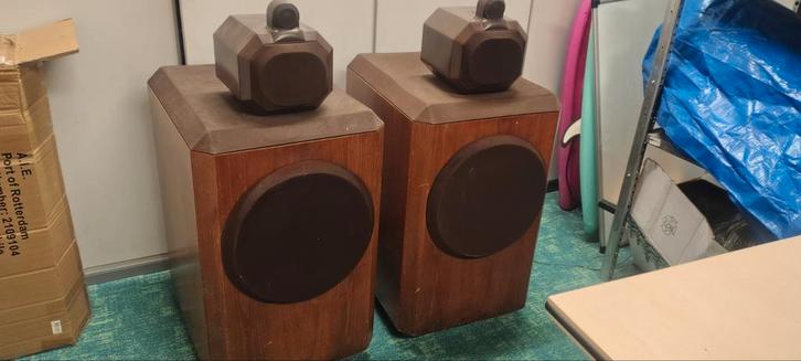 B&W 801 Speakers - Legendarisch!, Audio, Tv en Foto, Luidsprekers, Gebruikt, Front, Rear of Stereo speakers, 120 watt of meer
