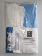 Rituals douchegordijn blauw vinyl/wit organza, 150 tot 200 cm, Nieuw, Ophalen of Verzenden, Rituals