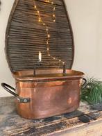 Grote antiek franse koper pan, Ophalen of Verzenden