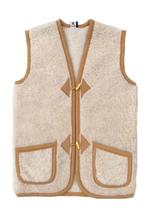 Nieuwe Alwero wool bodywarmer. Niet gedragen., Kleding | Dames, Bodywarmers, Verzenden, Beige, Nieuw, Maat 36 (S)