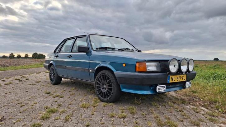 Audi 80 1.8 1985 Blauw, Auto's, Audi, Particulier, Benzine, Sedan, Handgeschakeld, Origineel Nederlands, Blauw, Voorwielaandrijving