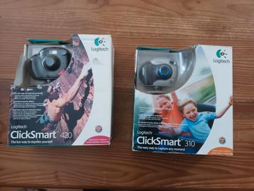 Logitech ClickSmart 420 & 310 - Vintage Digitale Camera's beschikbaar voor biedingen