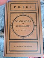 Bos' schoolatlas der geheele aarde, J.F. Niermeyer, Ophalen, Overige atlassen, Zo goed als nieuw, Wereld
