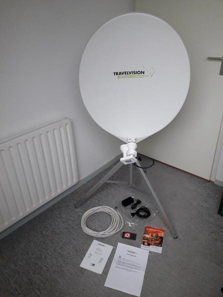 Satellietschotel Nieuw Volautomatisch Travelvision R7, Audio, Tv en Foto, Schotelantennes, Nieuw, (Schotel)antenne, Overige merken