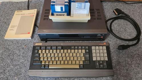 Philips NMS 8250 MSX MSX2 complete set, Computers en Software, Vintage Computers, Ophalen