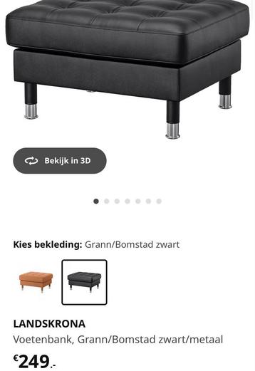 Landskrona leren bank - afbeelding 8