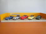 Auto Showroom met 5 modellen,  schaal 1:43, Hobby en Vrije tijd, Modelauto's | 1:43, Ophalen, Zo goed als nieuw, Auto, Overige merken