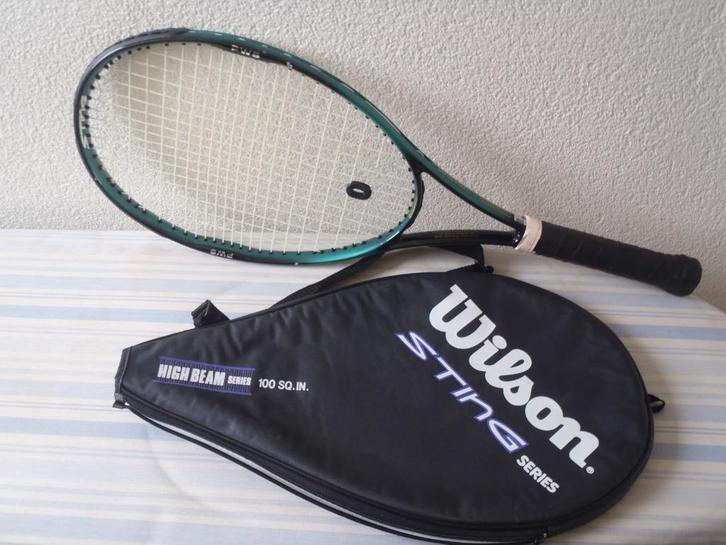 Tennis Racket Wilson compleet met hoes, Sport en Fitness, Tennis, Gebruikt, Racket, Wilson, Ophalen of Verzenden