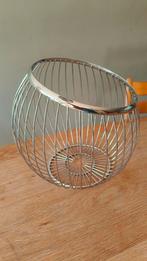 Vintage fruitschaal | draadmand | fruitmand, Ophalen, Zo goed als nieuw, Rond, Overige materialen