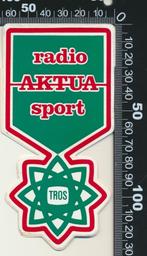 Sticker: Tros - Aktua (2), Verzamelen, Stickers, Film, Tv of Omroep, Ophalen of Verzenden, Zo goed als nieuw