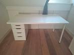 GERESERVEERD Ikea bureau wit 150 x 75, Huis en Inrichting, Ophalen of Verzenden