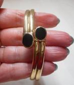 Zilveren goud vergulde armband nr.650, Verzenden, Zo goed als nieuw, Goud, Zilver