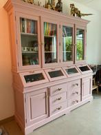 Roze Kast met Glazen Deuren, Antiek en Kunst, Ophalen