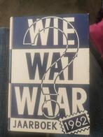 Wie wat waar 1962, Ophalen of Verzenden, Zo goed als nieuw