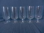 5 grote bierglazen Copier Leerdam servies Atlanta h 15,8 cm, Ophalen of Verzenden