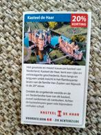 Kasteel de Haar, Tickets en Kaartjes, Drie personen of meer, Kortingsbon