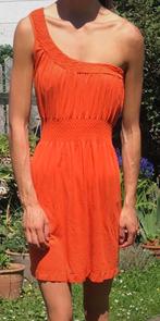 Ocean club jurkje one shoulder maat s 36 jurk zara, Oranje, Ophalen of Verzenden, Zo goed als nieuw, Maat 36 (S)