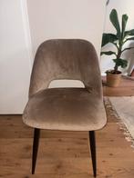 4 Beige Eetkamerstoelen - 1 Jaar Oud, Huis en Inrichting, Ophalen, Gebruikt, Bruin, Vier