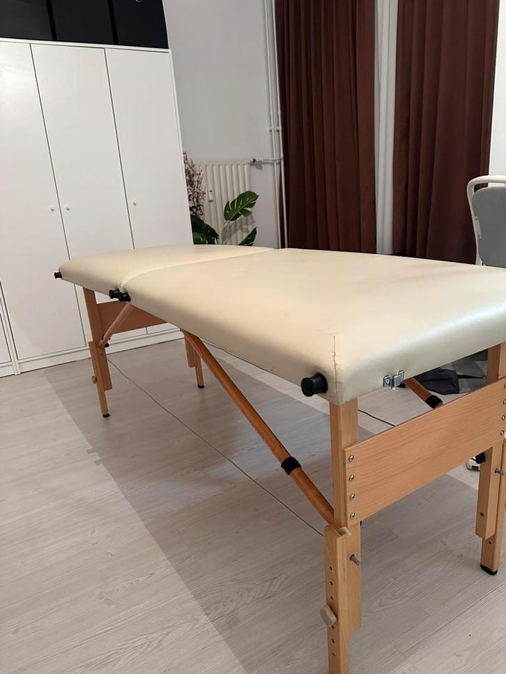 Inklapbare behandelstoel, Sport en Fitness, Massageproducten, Zo goed als nieuw, Massagetafel, Ophalen